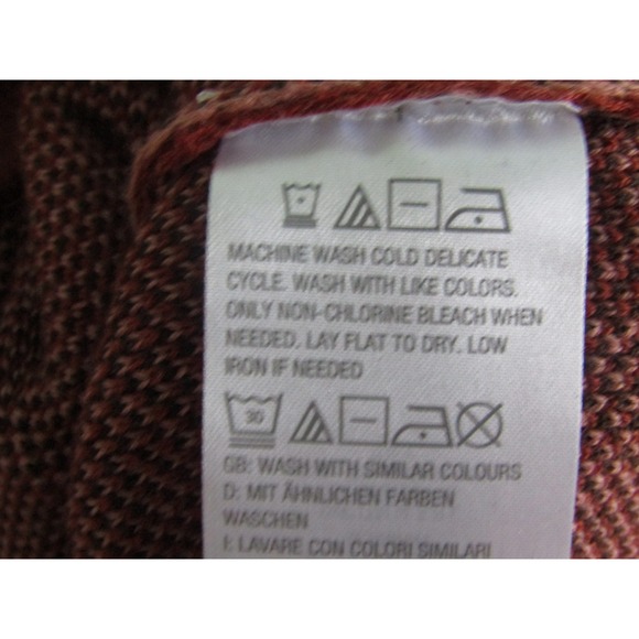 D&Co Womens Red Plaid Open Front Cardigan Sweater Jacket Pockets - Picture 7 of 10